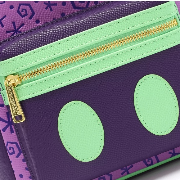 LOUNGEFLY NWT DISNEY PARKS MICKEY MAIN ATTRACTION ALICE IN WONDERLAND BACKPACK - Picture 3 of 10